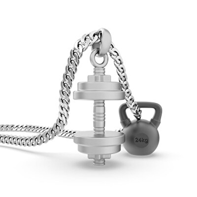 METALMORPHOSE Dambıl Kolye