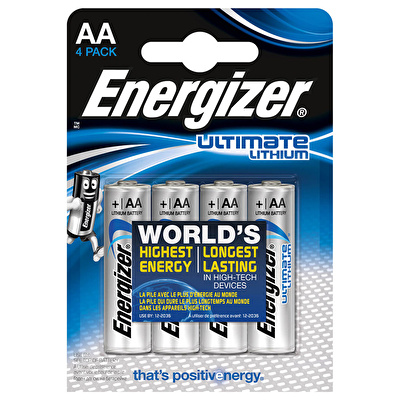 Energizer Ultimate Lith AA BP4 Pil