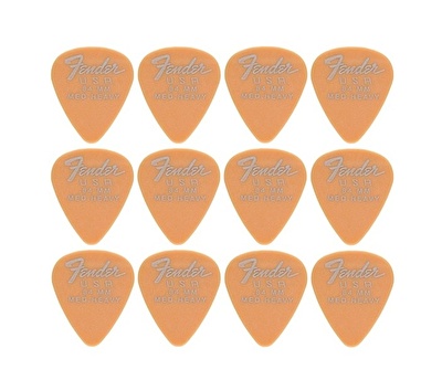 Fender 351 Dura-Tone .84 12-Pack Butterscotch Blonde Pena