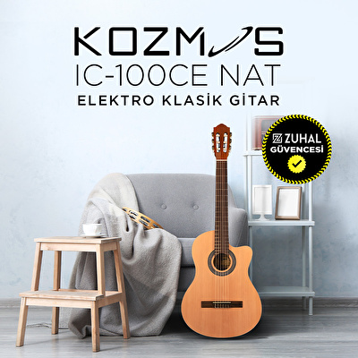 Kozmos IC-100CE NAT / Mat Elektro Klasik Gitar