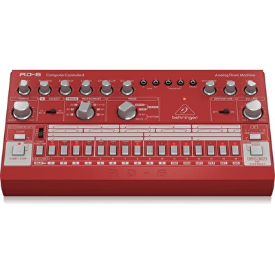 BEHRINGER RD-6-RD RHYTHM DESIGNER Analog Davul Makinesi (Kırmızı)