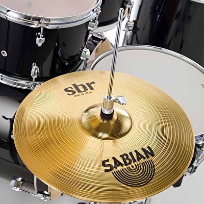 PEARL EXX725SBR/C31 Export EXX Jet Black 5 Parça (22B/10T/12T/16F/14S) Aksamlı ve Zilli Akustik Davul Seti