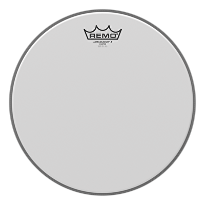 REMO AX-0112-00- Ambassador® X Kumlu 12" Davul Derisi