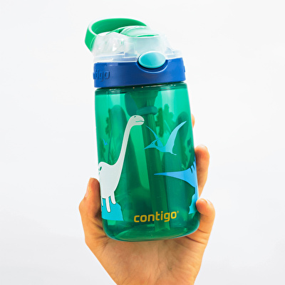 CONTIGO Gizmo Flip Jungle Green Dino 420 ml Çocuk Matarası