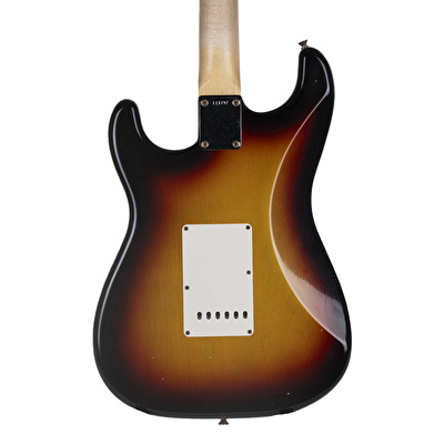 Fender Custom Shop Limited Edition L Series Fat 1964 Stratocaster Journeyman Relic 3 Ton Sunburst Elektro Gitar