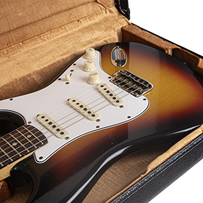 Fender Custom Shop Limited Edition L Series Fat 1964 Stratocaster Journeyman Relic 3 Ton Sunburst Elektro Gitar