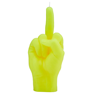 CANDLE HAND F*ck You Mum Neon Sarı