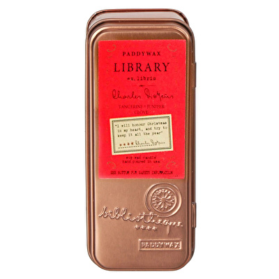 PADDYWAX Library Metal Kutu Mum Charles Dickens 56 gr
