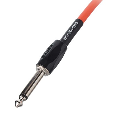 BOSS BIC-10A-OR Düz/L Uçlu 3m Enstrüman Kablosu
