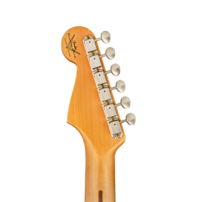 Fender Custom Shop Limited 1957 Stratocaster Relic Akçağaç Klavye Aged Black Elektro Gitar