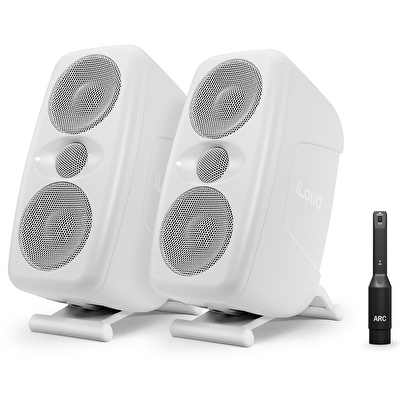 IK Multimedia IP-ILOUD-MTMWMKII2X-IN iLoud MTM MKII Pair Beyaz Stüdyo Monitör Seti Çift (ARC Mikrofonu Dahil)