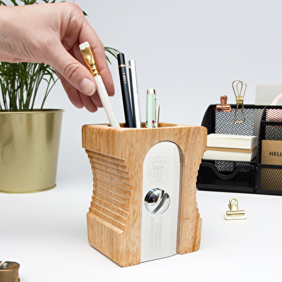 SUCK UK Kalemtıraş Kalemlik - Açık Kahve