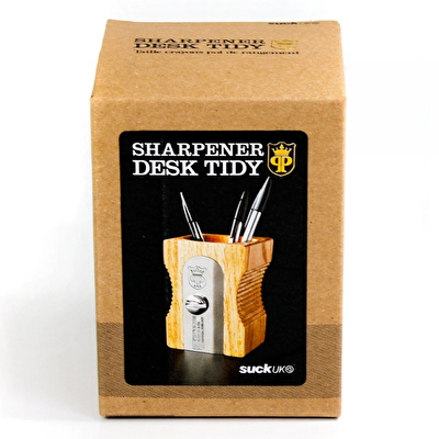 SUCK UK Kalemtıraş Kalemlik - Açık Kahve