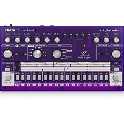BEHRINGER RD-6-GP RHYTHM DESIGNER Analog Davul Makinesi (Mor)
