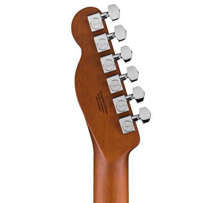 Fender Acoustasonic Standard Telecaster Gülağacı Klavye Black Elektro Akustik Gitar