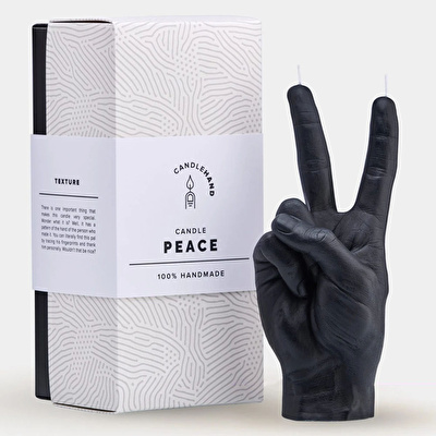 CANDLE HAND Peace Mum Siyah