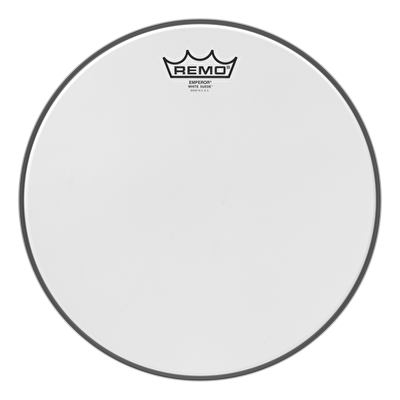 REMO BE-0812-WS- Emperor® White Suede™ 12" Deri