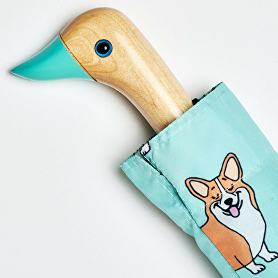 ORIGINAL DUCKHEAD Duck Kompakt Şemsiye Corgi Mint Compact