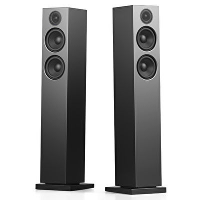 Audio Pro A38 W Siyah Kule Tipi Multiroom Akıllı Ev Hoparlörü(Çift)