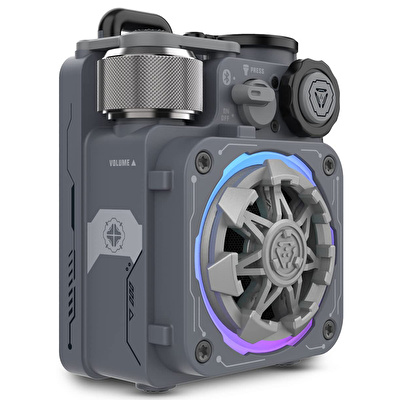MUZEN Cyber Cube Premium - Gri (RGB Bluetooth Hoparlör)