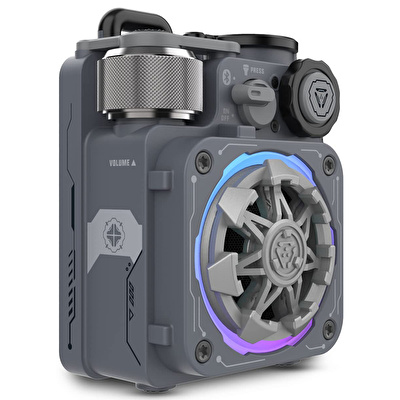 MUZEN Cyber Cube Premium - Gri (RGB Bluetooth Hoparlör)