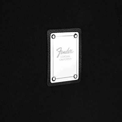 FENDER® Guitar Plate Siyah T-Shirt