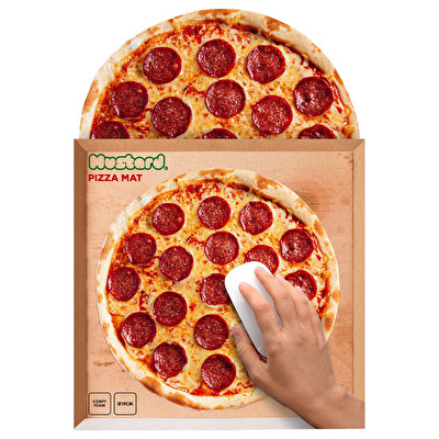 MUSTARD Pizza Mouse Pad