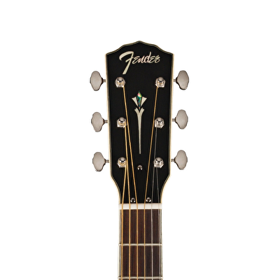 Fender  PR-180E Ceviz Klavye Aged Cognac Burst Resonator Gitar