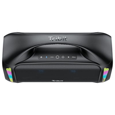 Tribit Stormbox Blast T-BTS52 90W 30 Saat Oynatma Süresi IPX7 Su Geçirmez RGB Taşınabilir TWS Bluetooth Hoparlör Siyah
