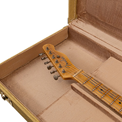 Fender Custom Shop 1951 Nocaster Relic Akçaağaç Klavye Faded Aged Nocaster Blonde Elektro Gitar