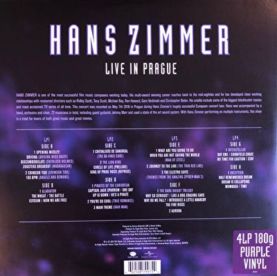 Hans Zimmer – Live In Prague (Purple Vinyl)