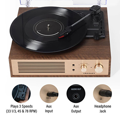 CROSLEY Miles Bluetooth Bağlantılı Vintage Görünümlü Pikap