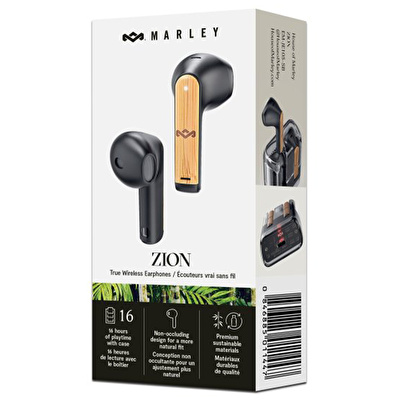 House Of Marley Zion True Wireless Earphones Black
