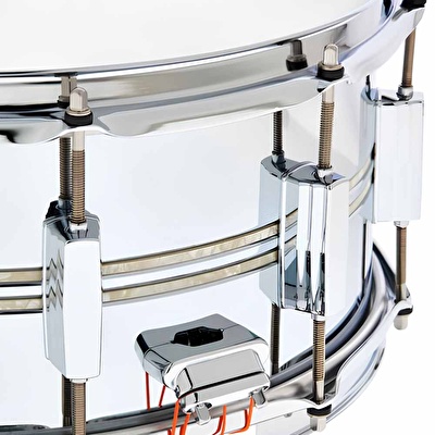 PEARL DUX1465BR/405 Duoluxe Nicotine White Marine Pearl 14"x6.5" Trampet