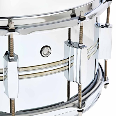 PEARL DUX1465BR/405 Duoluxe Nicotine White Marine Pearl 14"x6.5" Trampet