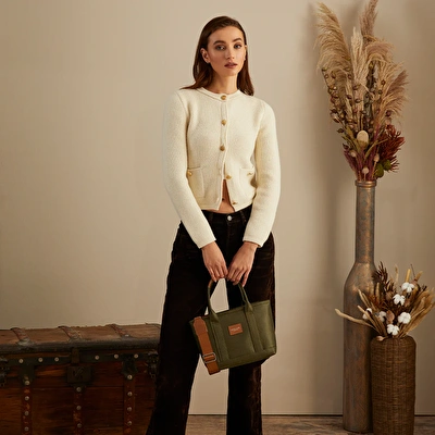 MAISON SACREE Miramar Haki Mini Kol Çantası