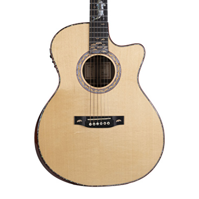 TYMA V-40E Elektro Akustik Gitar