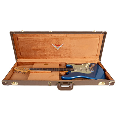 Fender Custom Shop Limited Edition 1963 Stratocaster Journeyman Relic Aged Lake Placid Blue Elektro Gitar