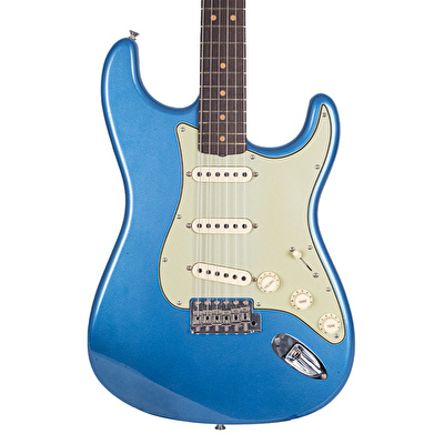 Fender Custom Shop Limited Edition 1963 Stratocaster Journeyman Relic Aged Lake Placid Blue Elektro Gitar