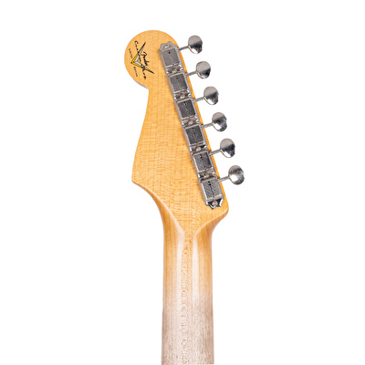 Fender Custom Shop Limited Edition 1963 Stratocaster Journeyman Relic Aged Lake Placid Blue Elektro Gitar