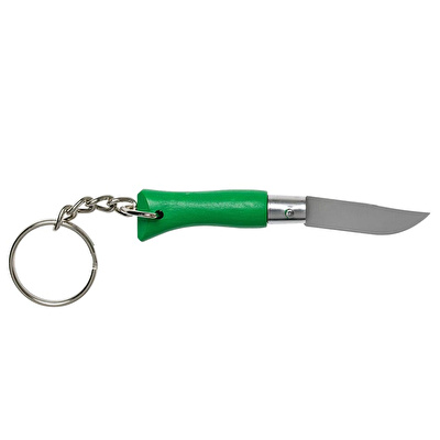 OPINEL No 02 Anahtarlıklı Paslanmaz Çelik Çakı (Yeşil)