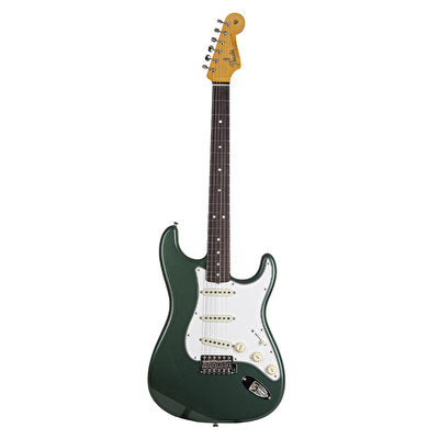 Fender Custom Shop Limited Edition L-Series Fat 1964 Stratocaster Closet Classic Aged Sherwood Green Elektro Gitar