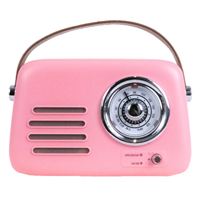 KOZMOS FB-R303-PK Retro Radyo ve Bluetooth Hoparlör