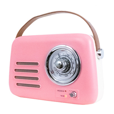 KOZMOS FB-R303-PK Retro Radyo ve Bluetooth Hoparlör