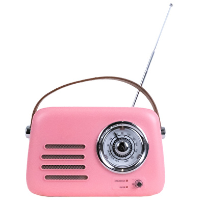 KOZMOS FB-R303-PK Retro Radyo ve Bluetooth Hoparlör