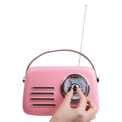 KOZMOS FB-R303-PK Retro Radyo ve Bluetooth Hoparlör