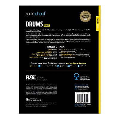 Rockschool Drums Debut 2018 Bookaudio