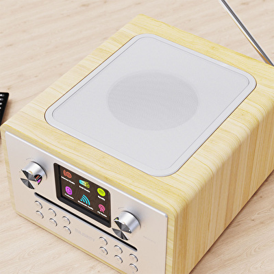 MAJORITY Homerton-2 Radyo Bluetooth Hoparlör Meşe (Wifi)