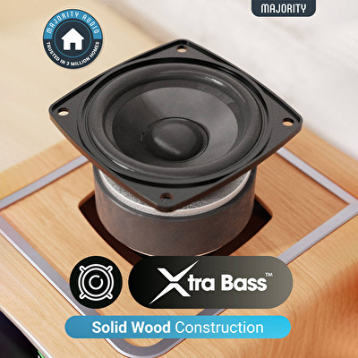 MAJORITY Homerton-2 Radyo Bluetooth Hoparlör Meşe (Wifi)