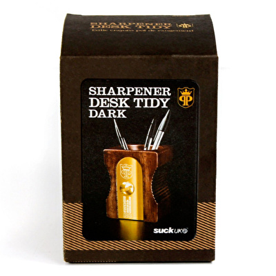 SUCK UK Kalemtıraş Kalemlik - Koyu Kahve